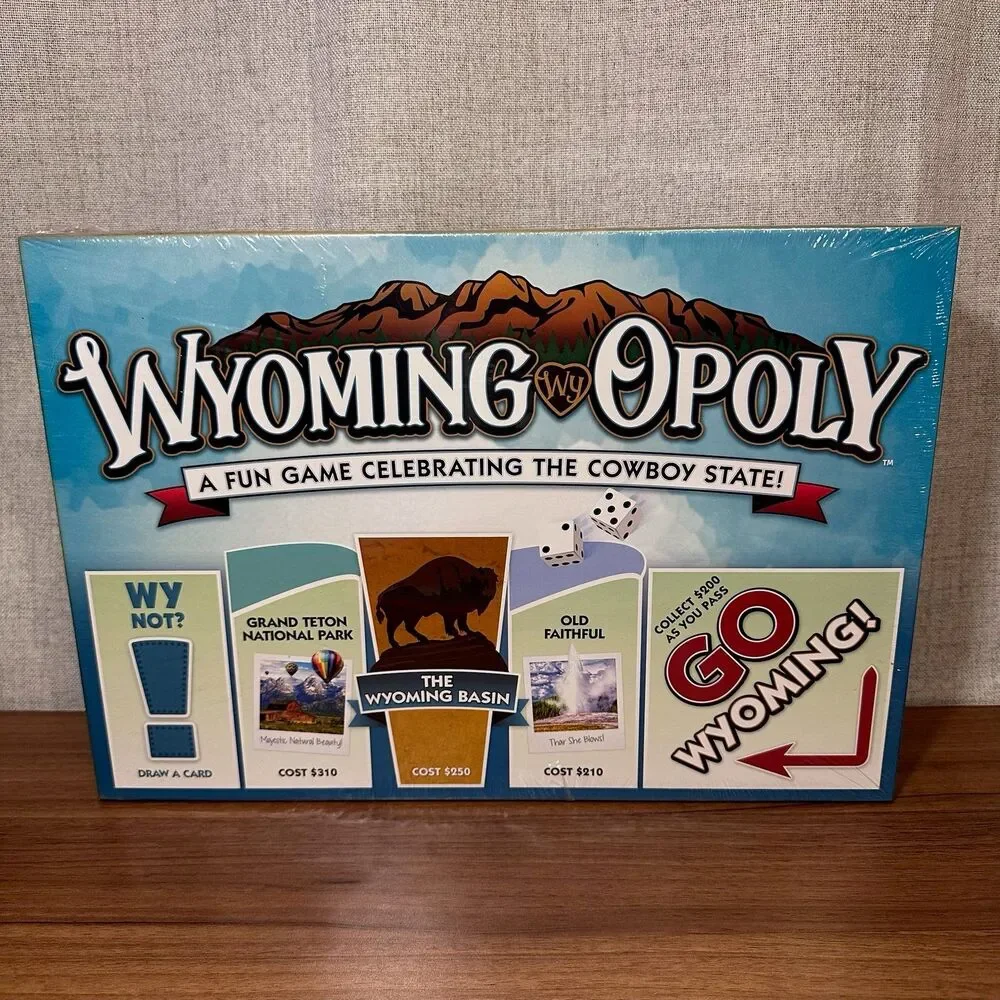 Wyoming The Cowboy Set Monopoly Board Game
